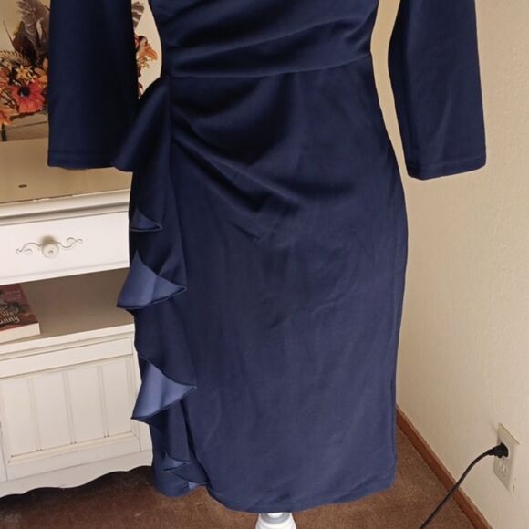 NWT Grace Karin Ruffle Bodycon Sheath Dress - Picture 3 of 12